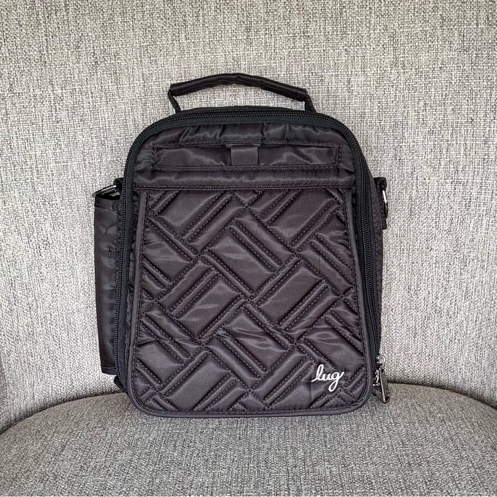 LUG - FLAPPER SE - Black Crossbody Bag/Belt Bag